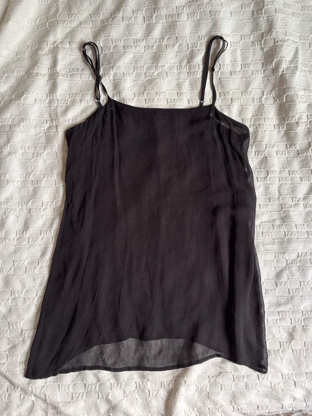 isabel marant black sheer cami